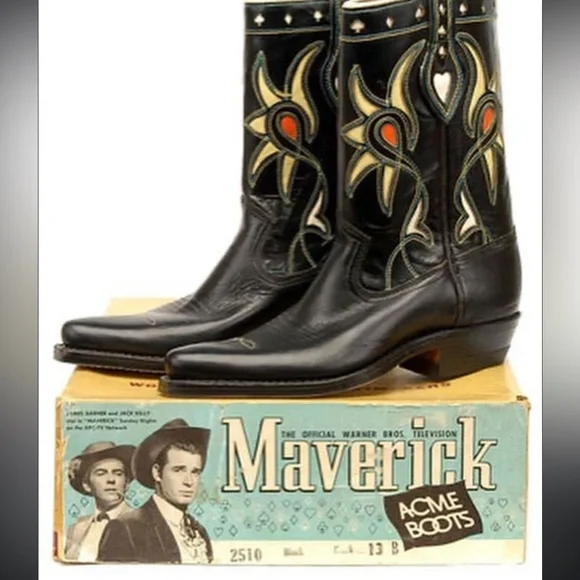 *RARE* 1950’s Acme Maverick PeeWee Cowboy Boots . Collectors Item !!! - Picture 15 of 17